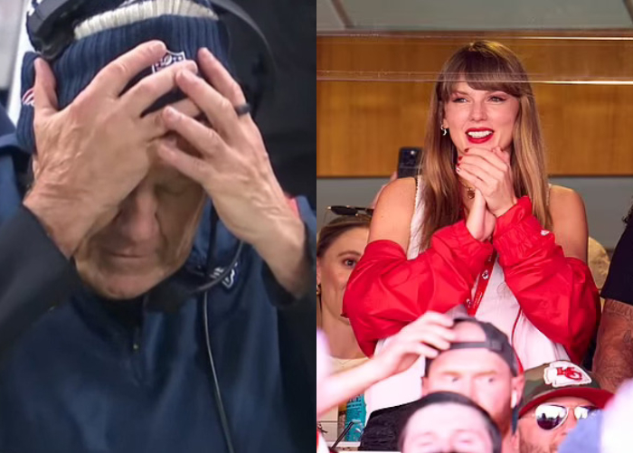 VIDEO: Bill Belichick Has Had Enough Of The Excessive Taylor Swift Coverage During NFL Games