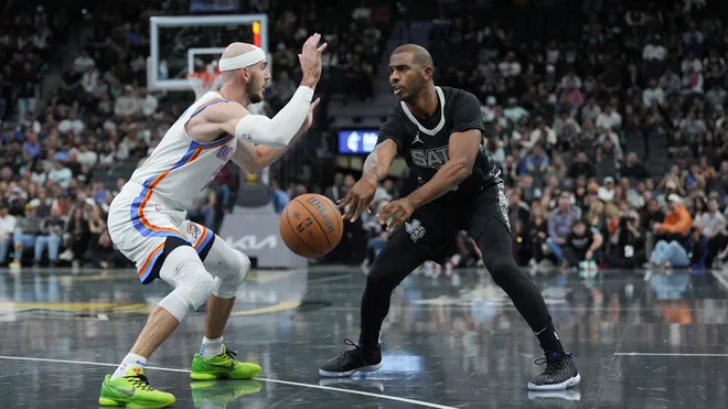 No Wemby ? No Problem! Chris Paul Guides Spurs vs Thunder