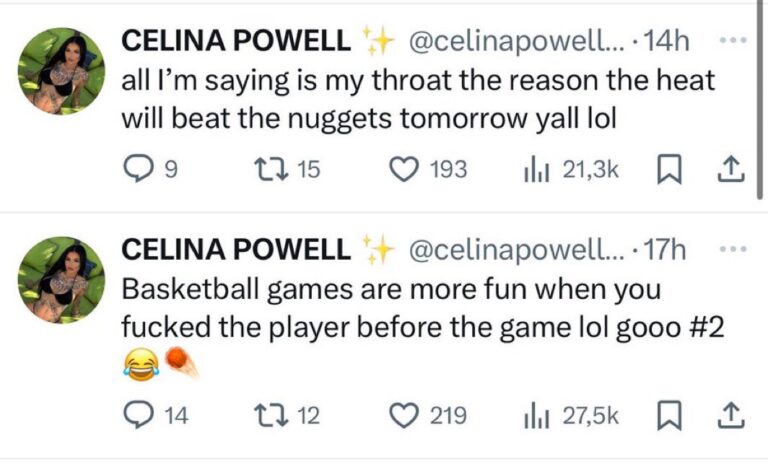 Celina Powell’s Tweets Go Viral About Her Romp With Terry Rozier on Eve ...