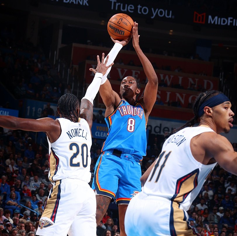 Big Nights From Shai Gilgeous-Alexander & Jalen Williams Lifts The Thunder Past Pelicans