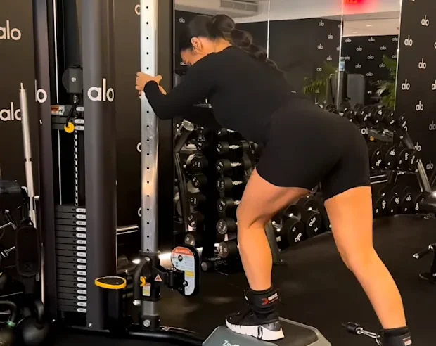 Molly Qerim Struts Her Stuff in Black Minishorts