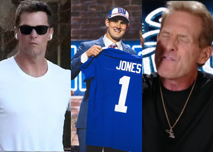 Skip Bayless Trashes Tom Brady Saying He’s The Daniel Jones Of Broadcasting