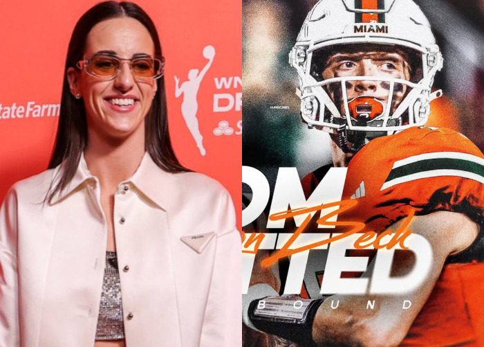 Carson Beck Transferring To The Miami Hurricanes Blamed On Caitlin Clark