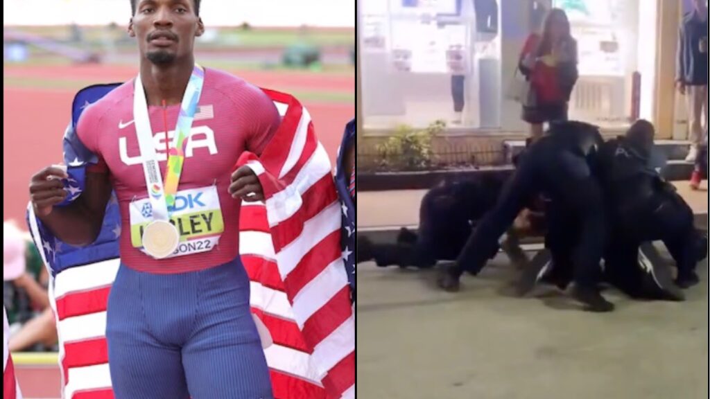 Cops Tase and Beat Up Olympic Medalist Fred Kerley