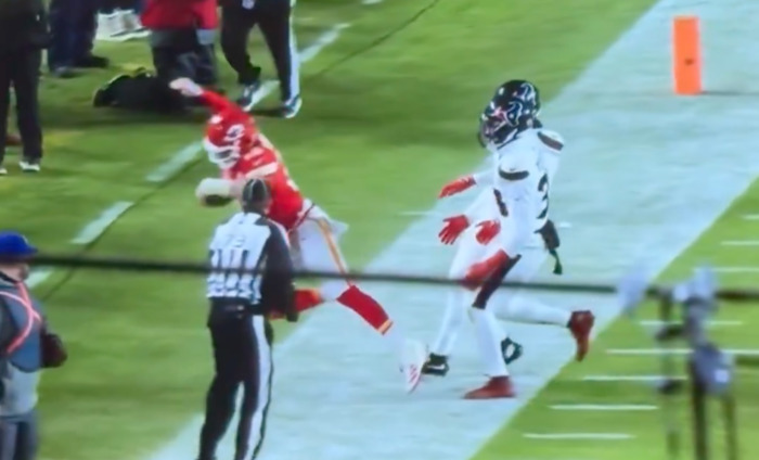 VIDEO: Patrick Mahomes Admits Doing Too Much With Viral Flop In Chiefs-Texans Game