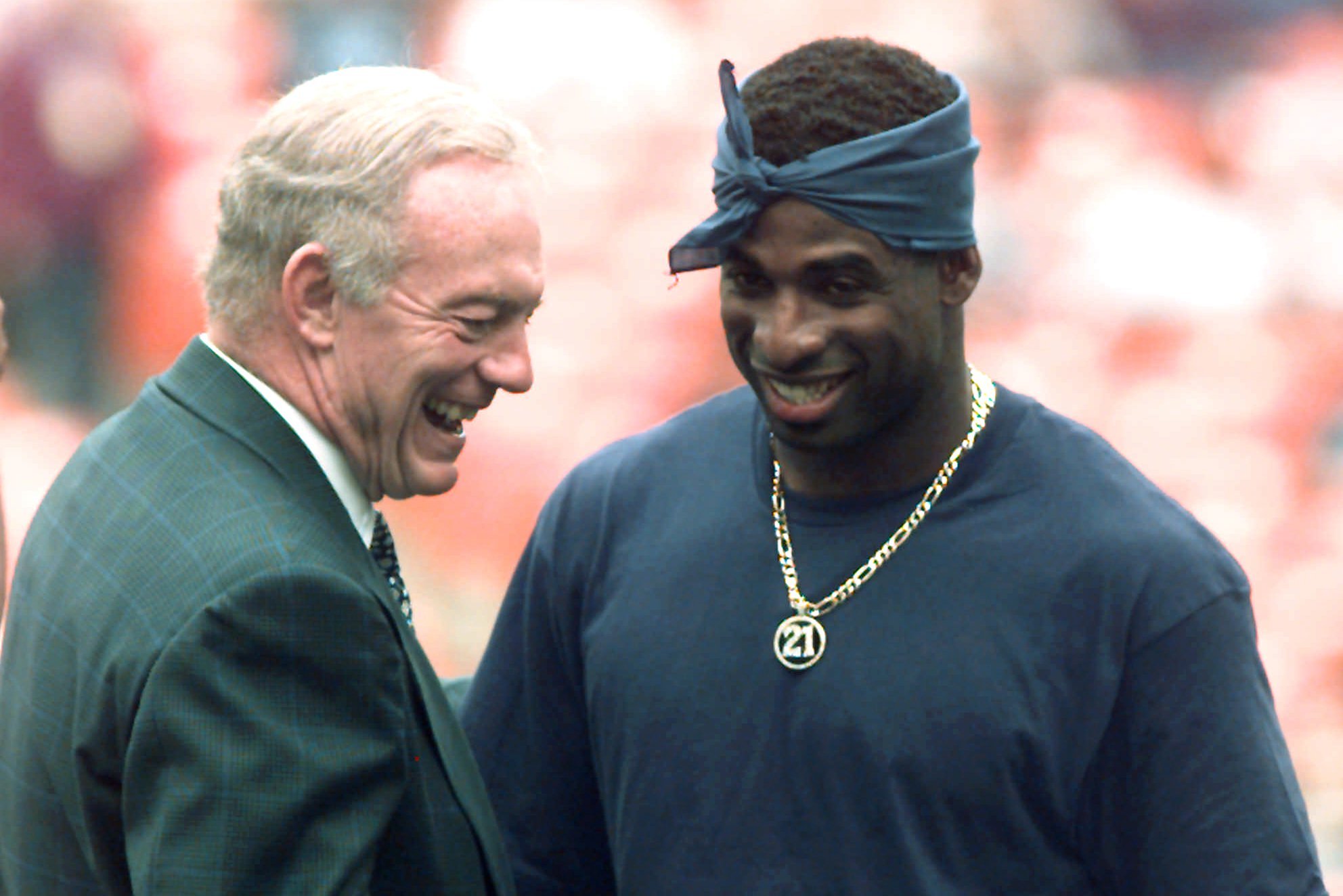 Deion Sanders Remains Coy On Talk With Jerry Jones