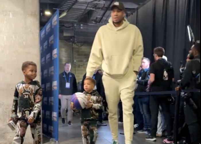 VIDEO: Nikola Jokić In Fun Moment With Giannis Antetokounmpo’s Little Sons In The NBA All-Star Locker Room