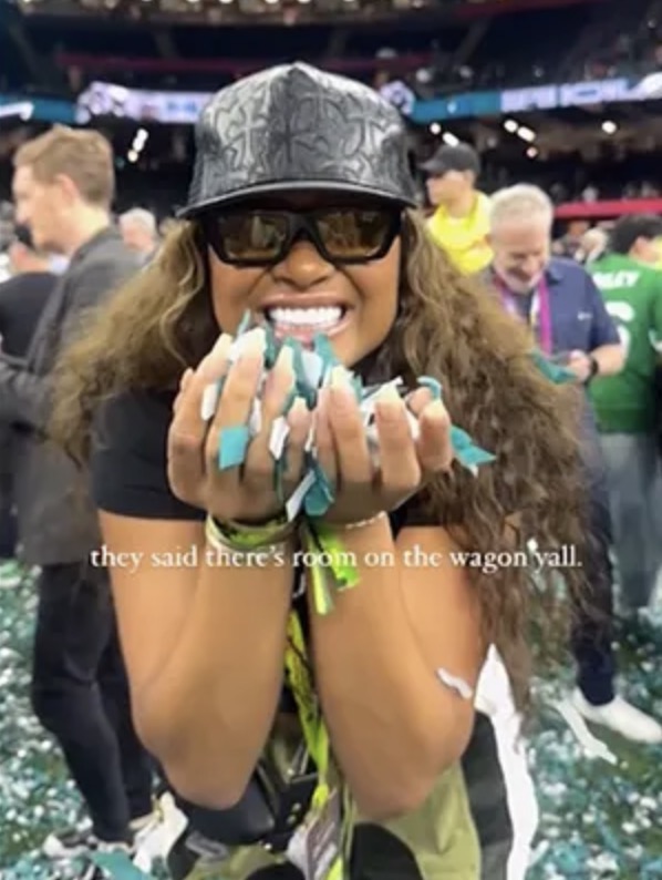 Travis Kelce’s Ex-Girlfriend Kayla Nicole Celebrates With Eagles and Mocks Taylor Swift