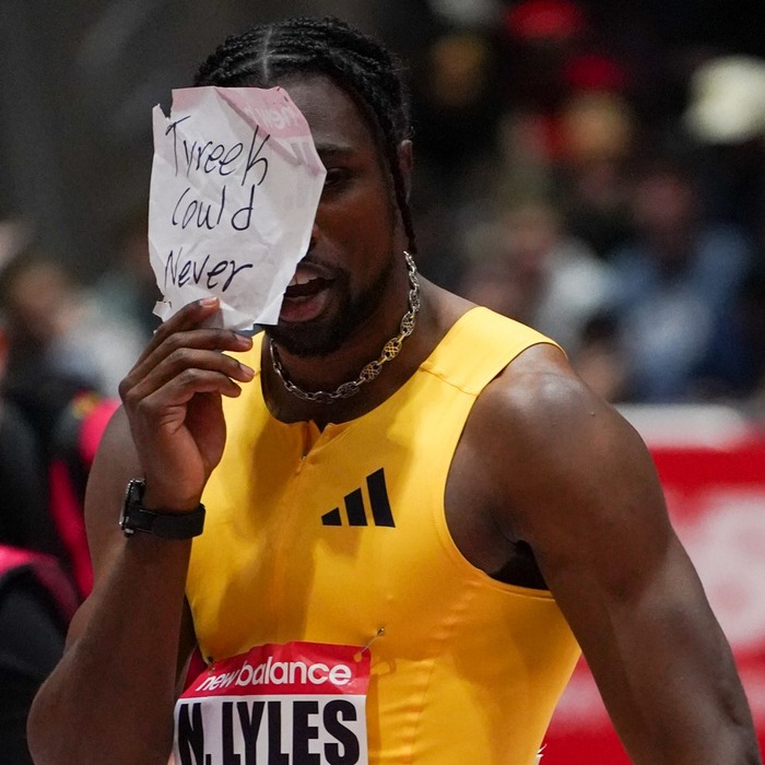 Noah Lyles Trolls Tyreek Hill After Winning Men’s 60-meter Race At The New Balance Indoor Grand Prix