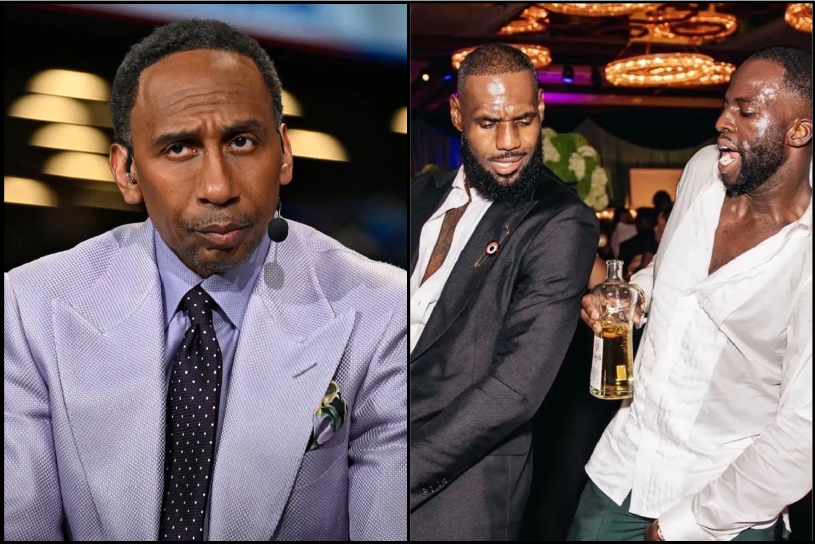 Draymond Green Cuts Ties with Stephen A. Smith After LeBron’s Courtside Clash: Loyalty or Glazing?