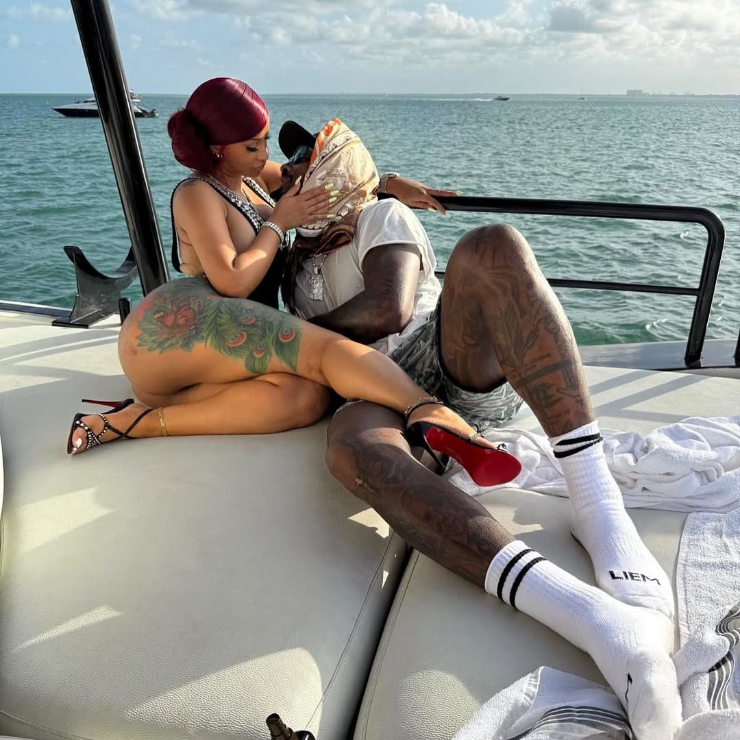 Photos: Cardi B Teases Offset Amid Divorce Drama By Going Instagram Official With Stefon Diggs