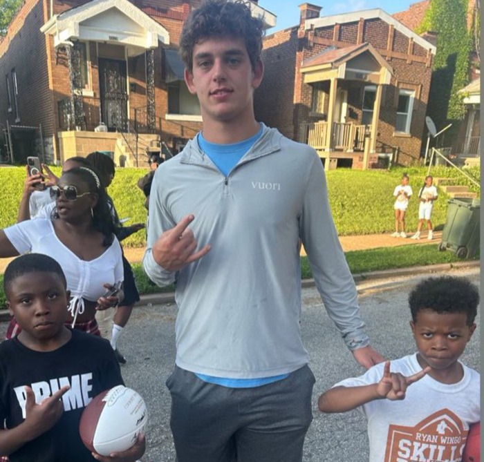 Fans Worried About Arch Manning Storming Dangerous Part Of St. Louis To Support Youth Players At Ryan Wingo’s Camp