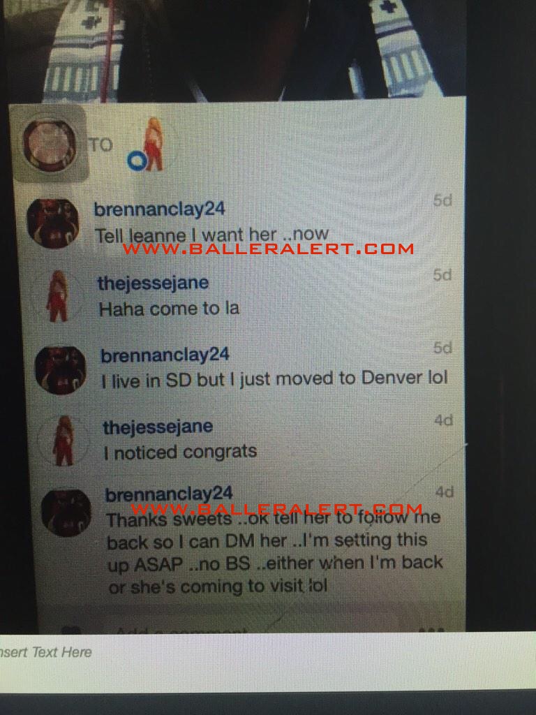 Brennan Clay Cheating