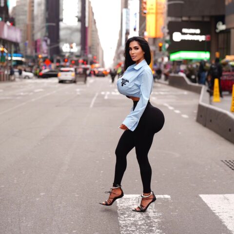 Photos of Kim Kardashian’s Lookalike Christina Ashten Gourkani With
