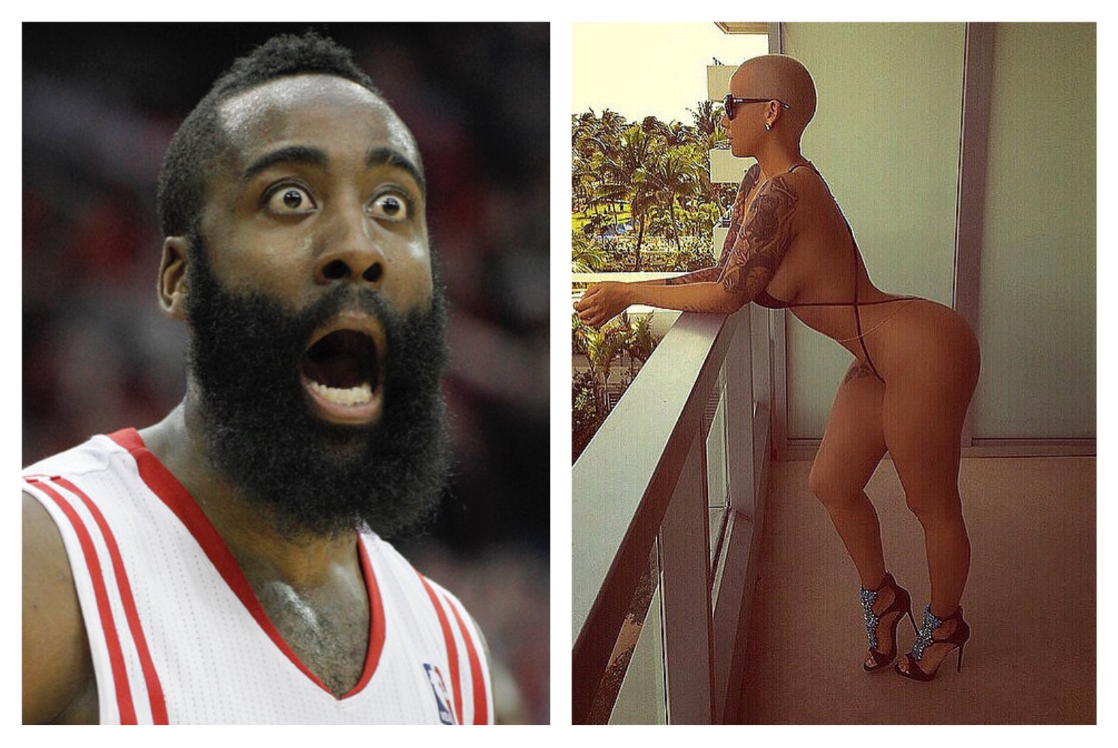 James Harden Amber Rose