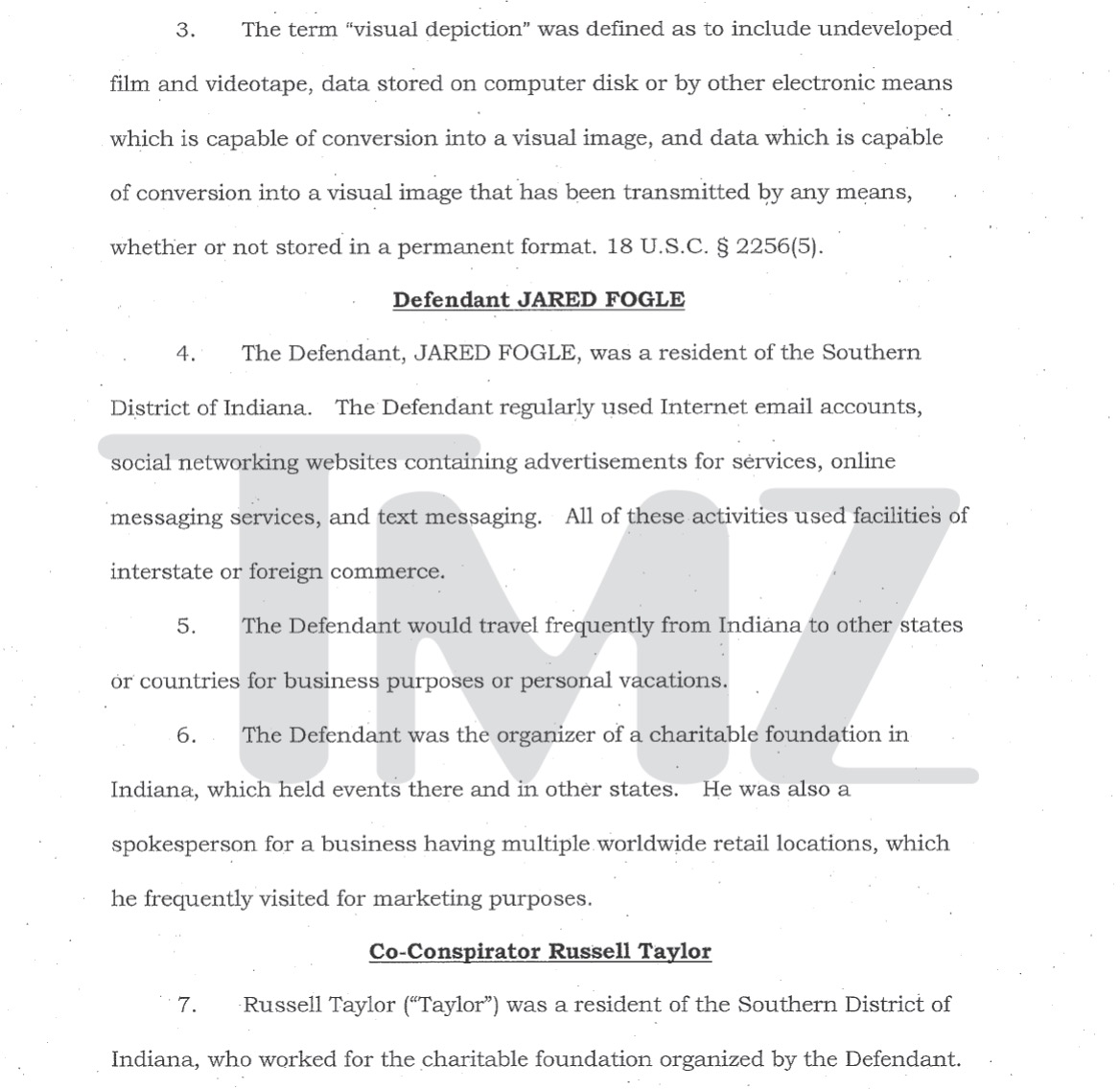 Jared Subway Court Doc 2