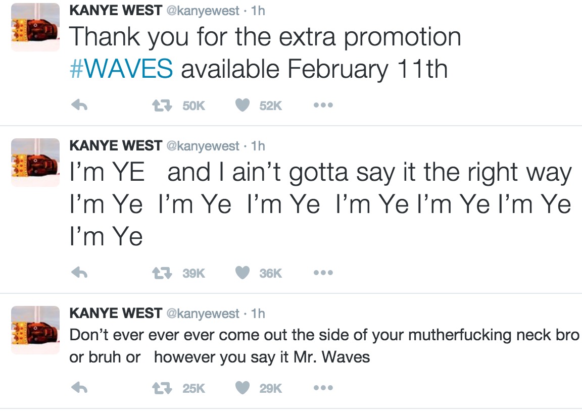 Kanye Tweets