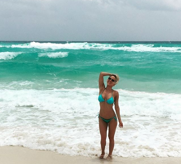 Lana WWE Cancun Beach 2