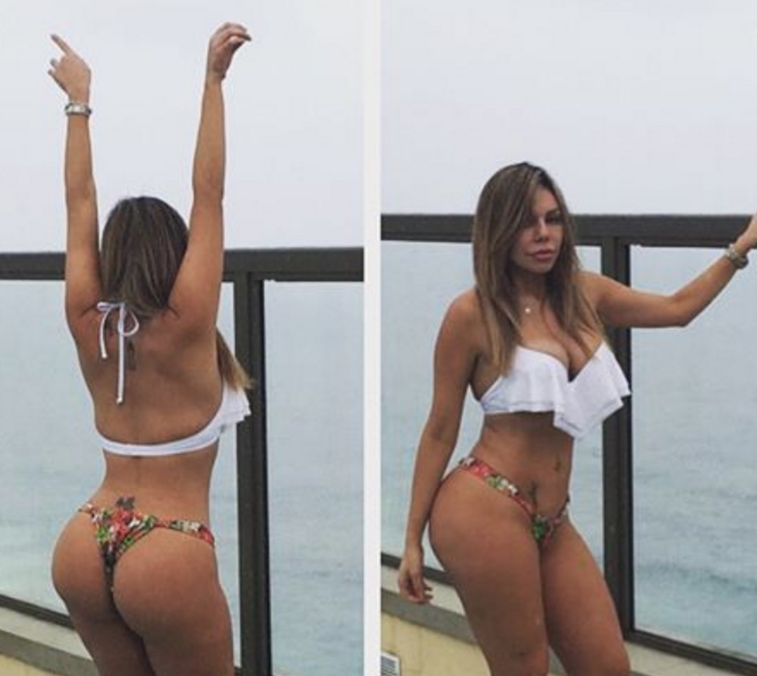 Liziane Gutierrez Chris Brown 7