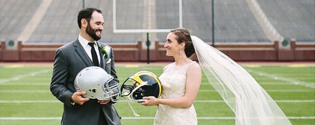 Michigan OSU Wedding