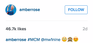 Myles White Amber Rose