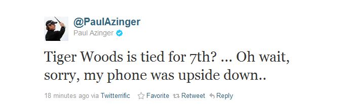 Paul Azinger Tiger Woods