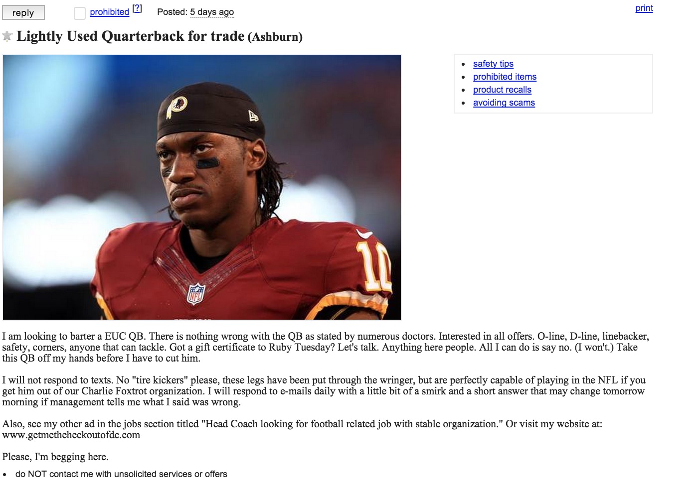 RG3 Ad