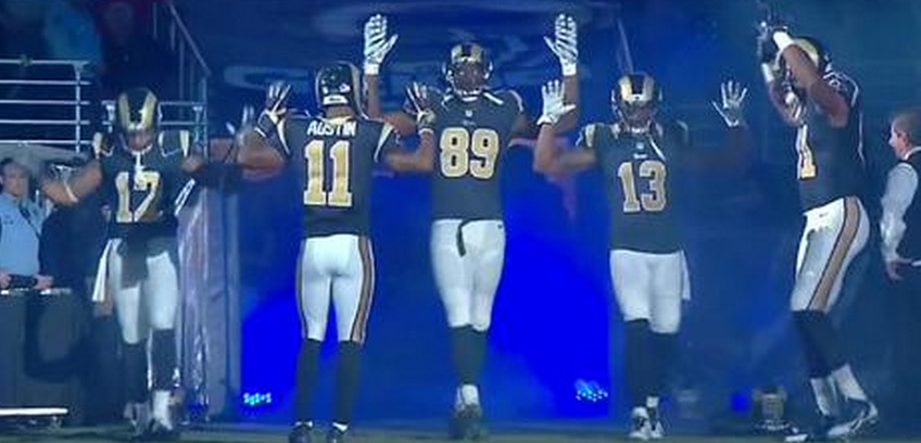 Rams Hands Up Don't Shoot