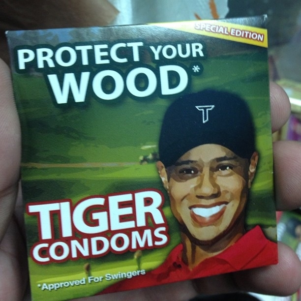 Tiger Woods Condom