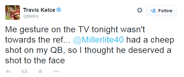 Travis Kelce Tweet
