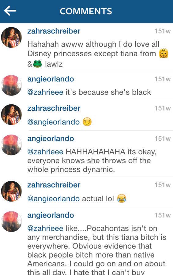 Zahara Schreiber Racist