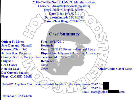 eric green sodomy settlement