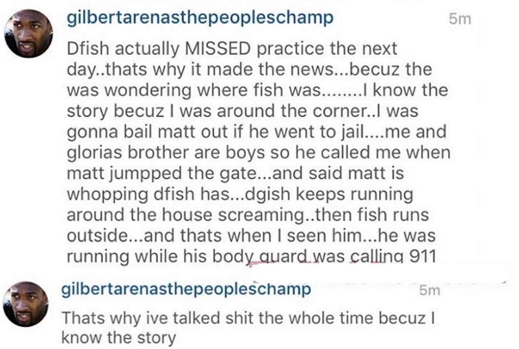 gilbert arenas