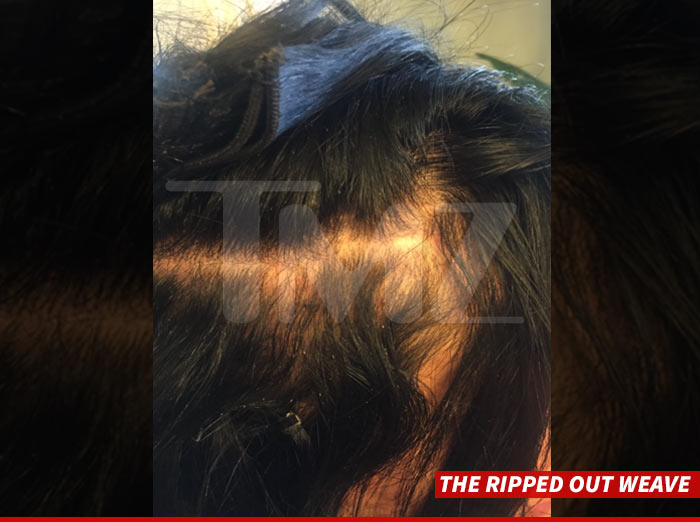 hank side chick weave ripped