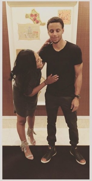 Ayesha and Steph Curry