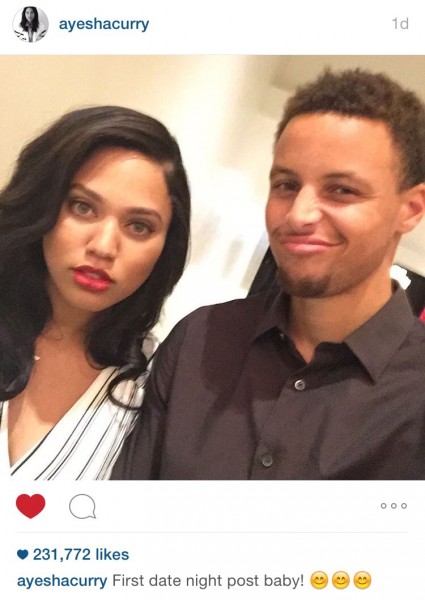 Steph and Ayesha Curry