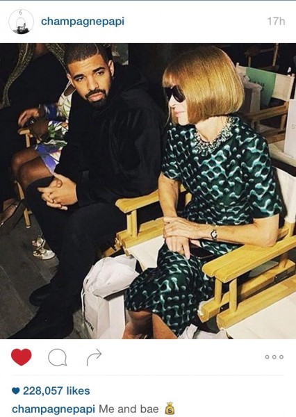 Drake Anna Wintour