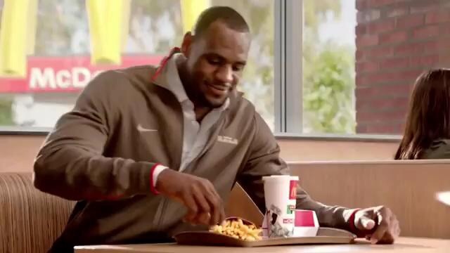 LeBron mcdonalds