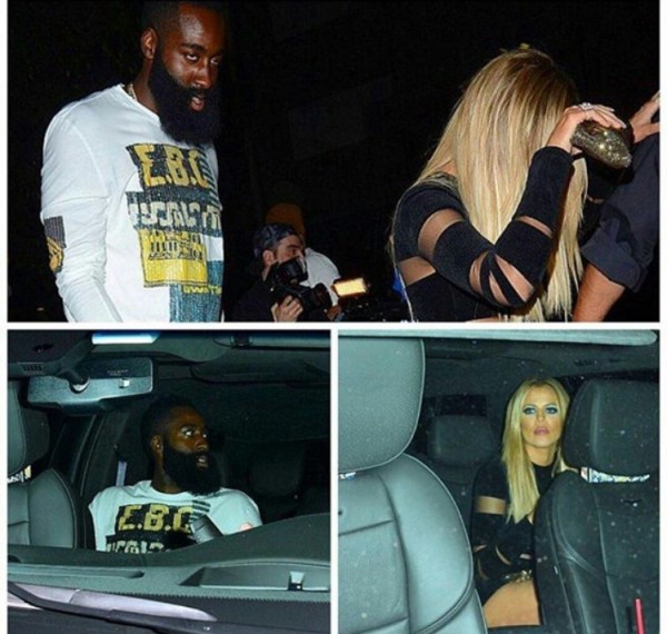 James Harden and Khloe Kardashian