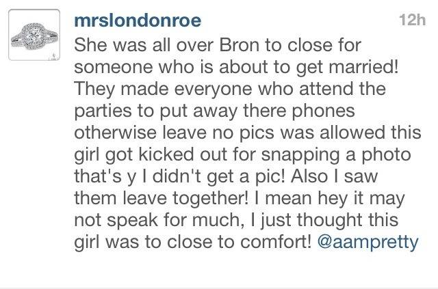 LeBron James Mistress Instagram 2