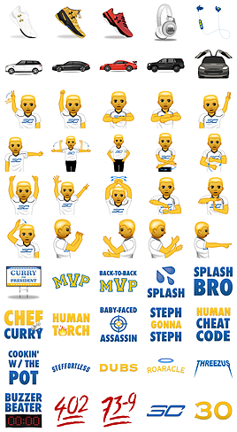 steph curry emojis