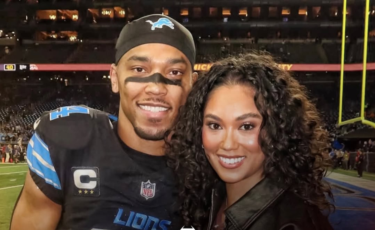 Amon-Ra St. Brown's Girlfriend of 10 Years Brooklyn Adams Hates Being  Labeled “WAG” - BlackSportsOnline
