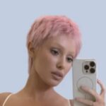 Bianca Censori Flaunts Her New Pink Pixie Cut
