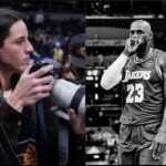 Caitlin Clark Shows Off Photos of LeBron While Being Photographer For Lakers