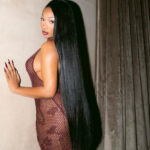 Megan Thee Stallion Shows Off In Transparent Gown At AMIRI Dinner