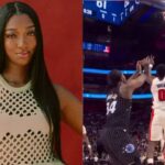 Angel Reese Celebrates BF Wendell Carter Jr For Dunking Ex Jalen Duren During Game