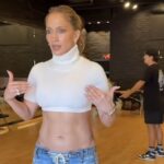 56-Year-Old Jennifer Lopez Shows Off Abs in Crop Top