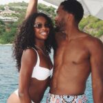 Donovan Mitchell Grabs Coco Jones’ Bum In White Swimsuit During Her Bachelorette Boat Trip