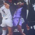 Slo-Mo Video of Angel Reese Giving a Controversial Foul Has Fans Going Mad