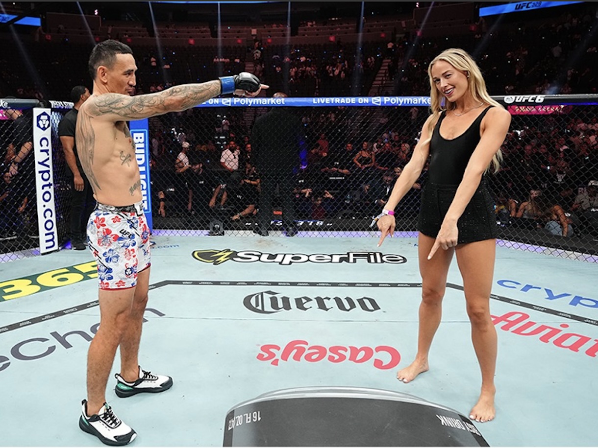 Fever Sophie Cunningham Goes Viral at UFC 329 Octagon Girl